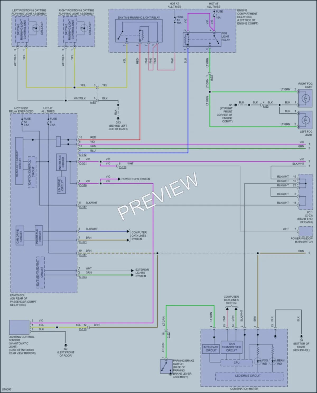 2017 Mitsubishi LancerSportback Headlights wiring diagram preview