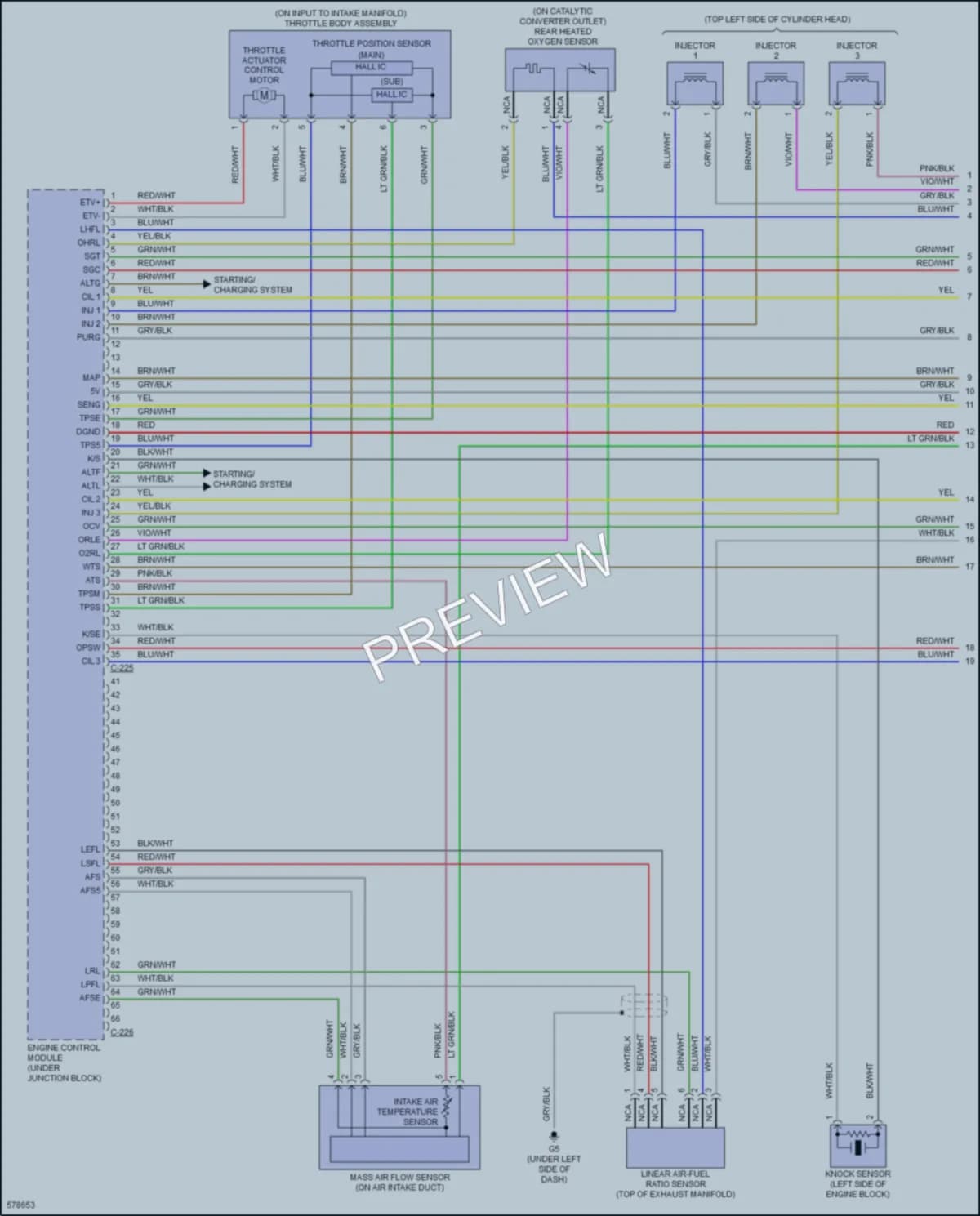 2017 Mitsubishi MirageG4 Engine Performance wiring diagram preview