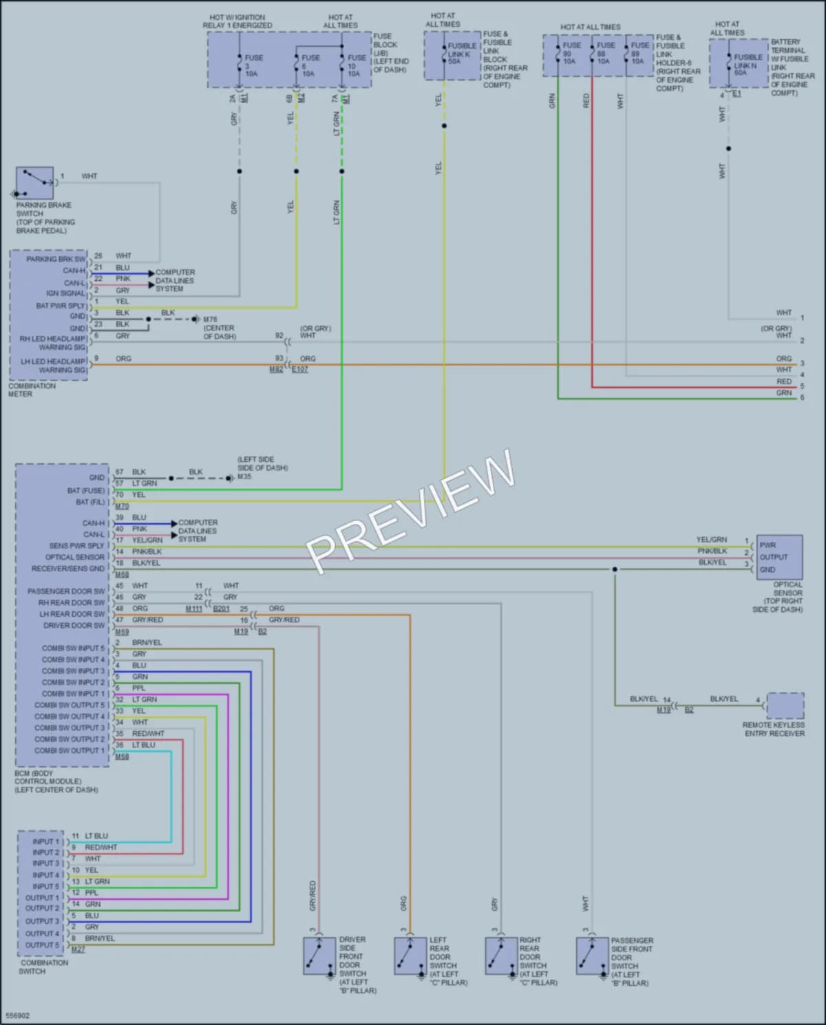 2017 Nissan Armada Headlights wiring diagram preview
