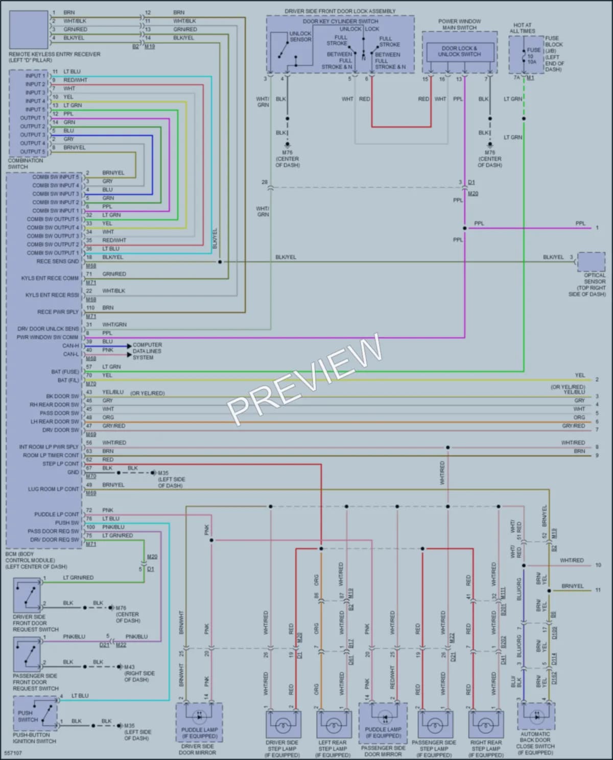 2017 Nissan Armada Interior Lights wiring diagram preview