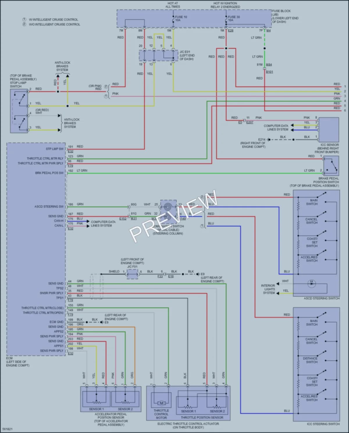 2017 Nissan Pathfinder Cruise Control wiring diagram preview