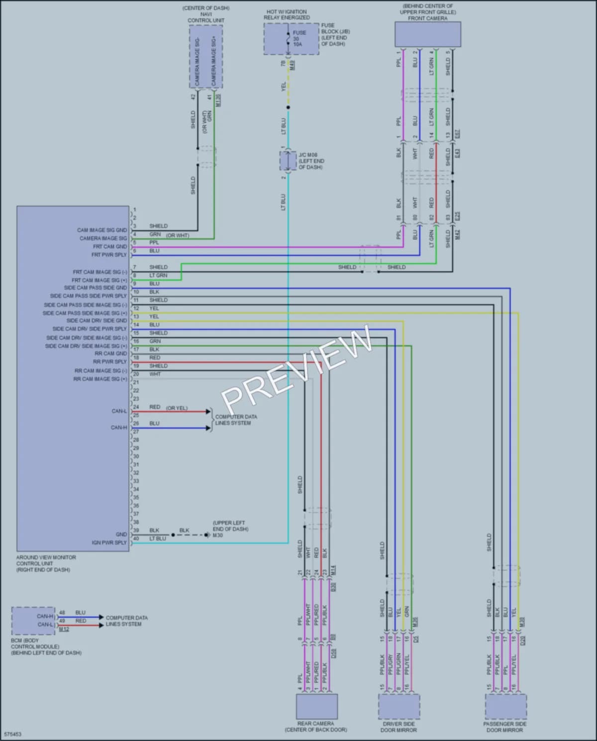 2017 Nissan Qashqai Navigation wiring diagram preview