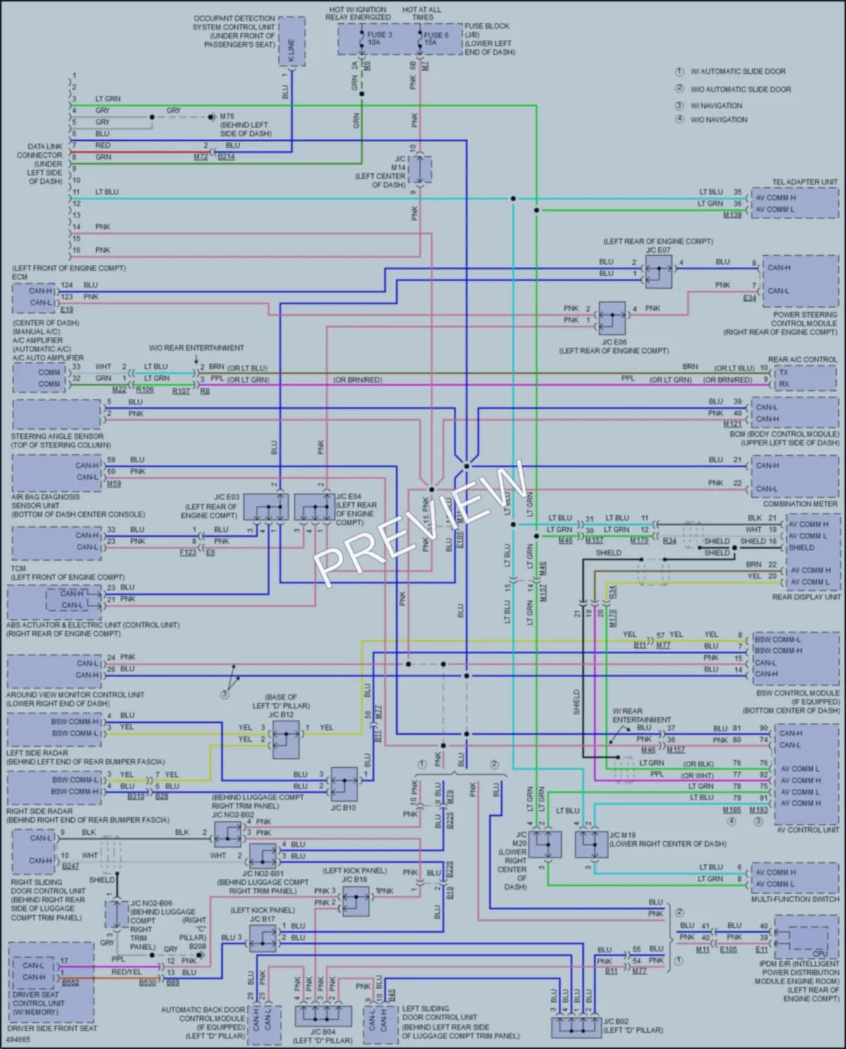 2017 Nissan Quest Computer Data Lines wiring diagram preview