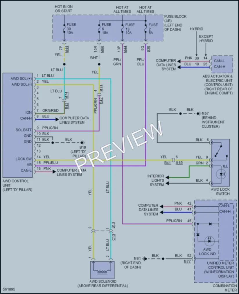 2017 Nissan Rogue Transmission wiring diagram preview