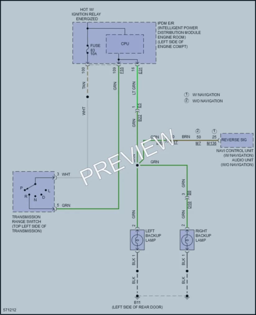 2017 Nissan RogueSport Exterior Lights wiring diagram preview