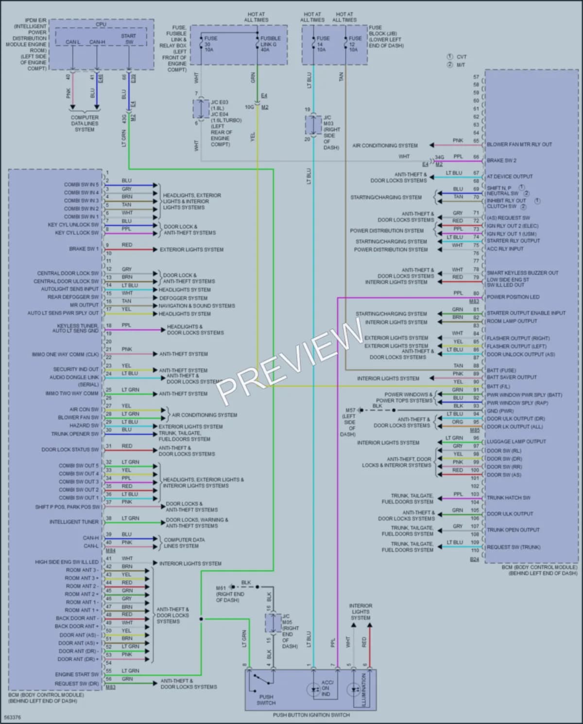 2017 Nissan Sentra Body Control Modules wiring diagram preview