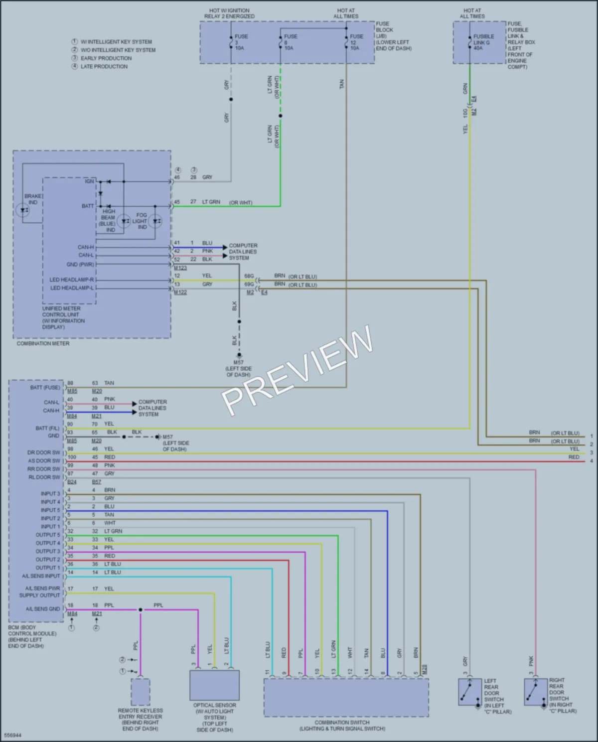 2017 Nissan Sentra Headlights wiring diagram preview