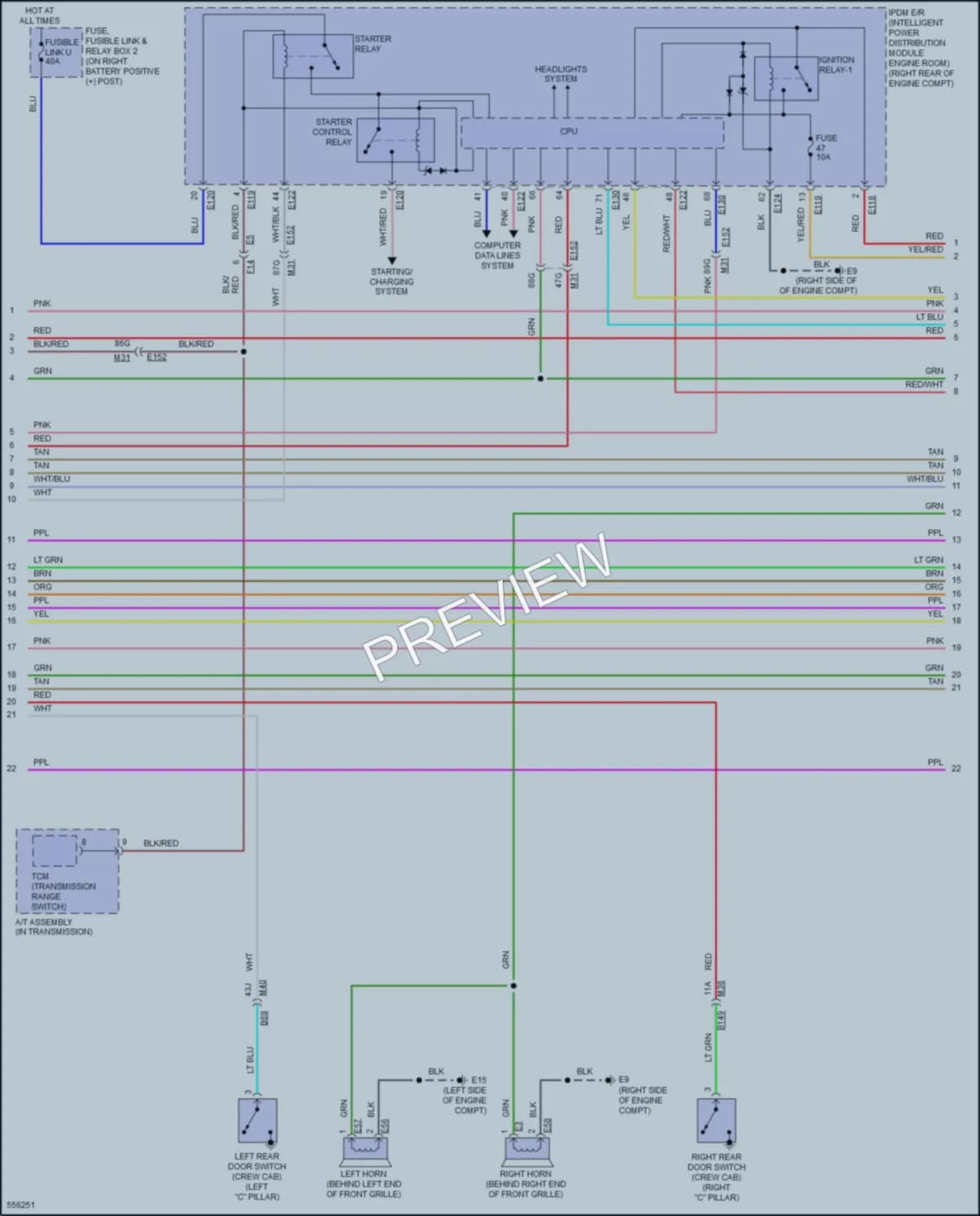 2017 Nissan Titan Anti Theft wiring diagram preview