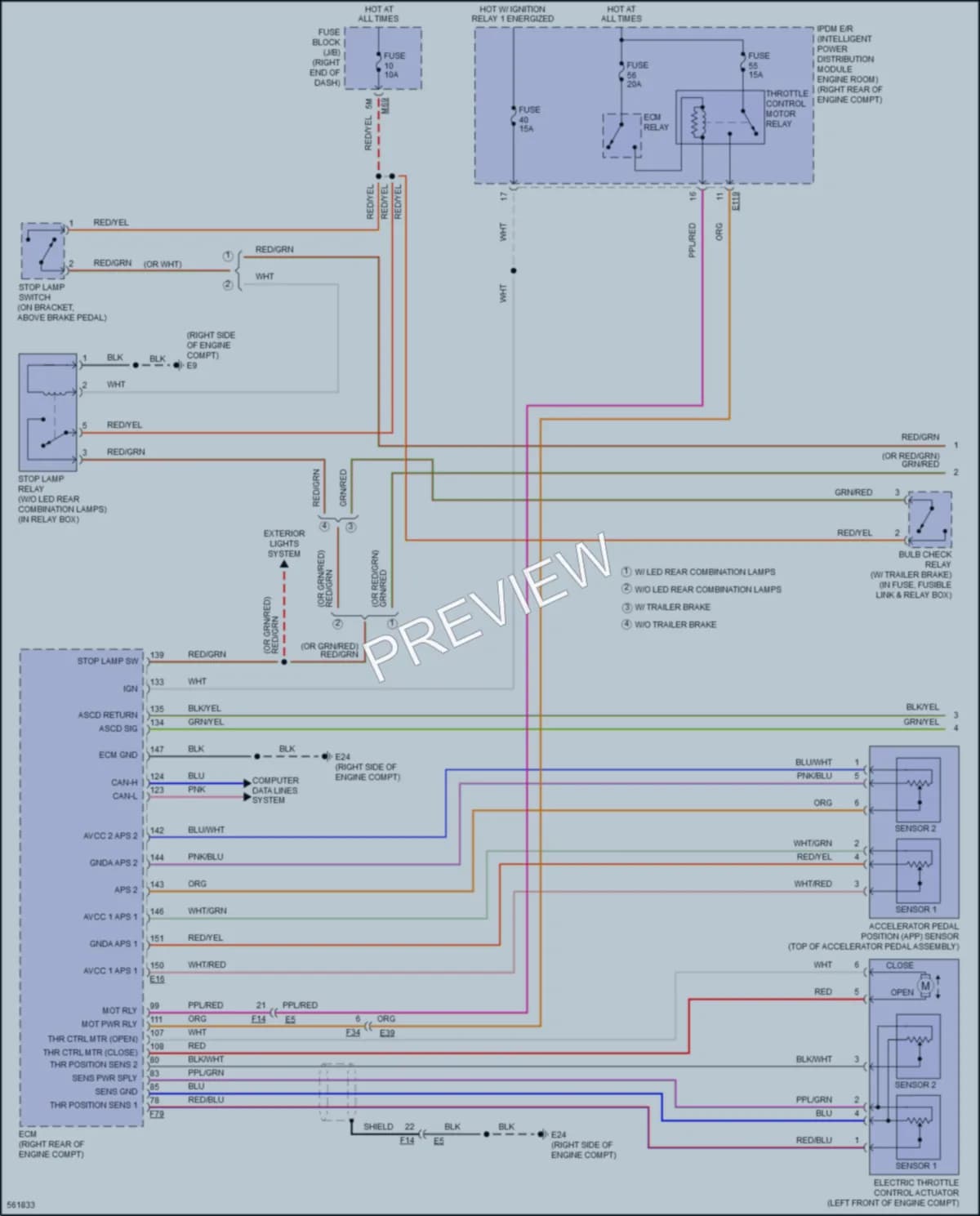 2017 Nissan Titan Cruise Control wiring diagram preview