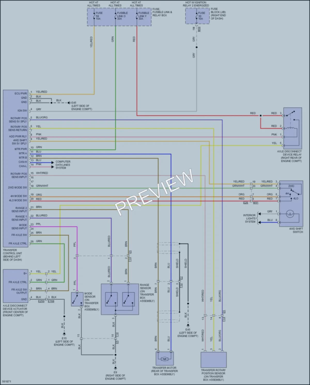 2017 Nissan Titan Transmission wiring diagram preview