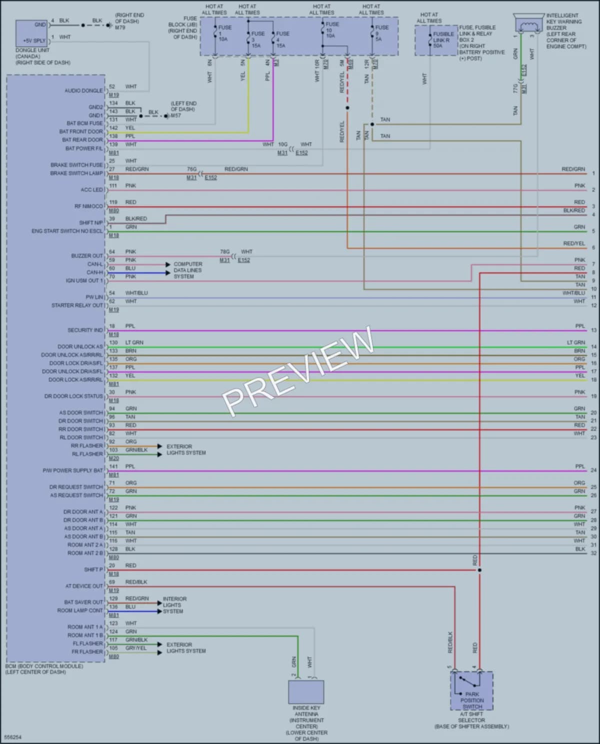 2017 Nissan TitanXD Anti Theft wiring diagram preview