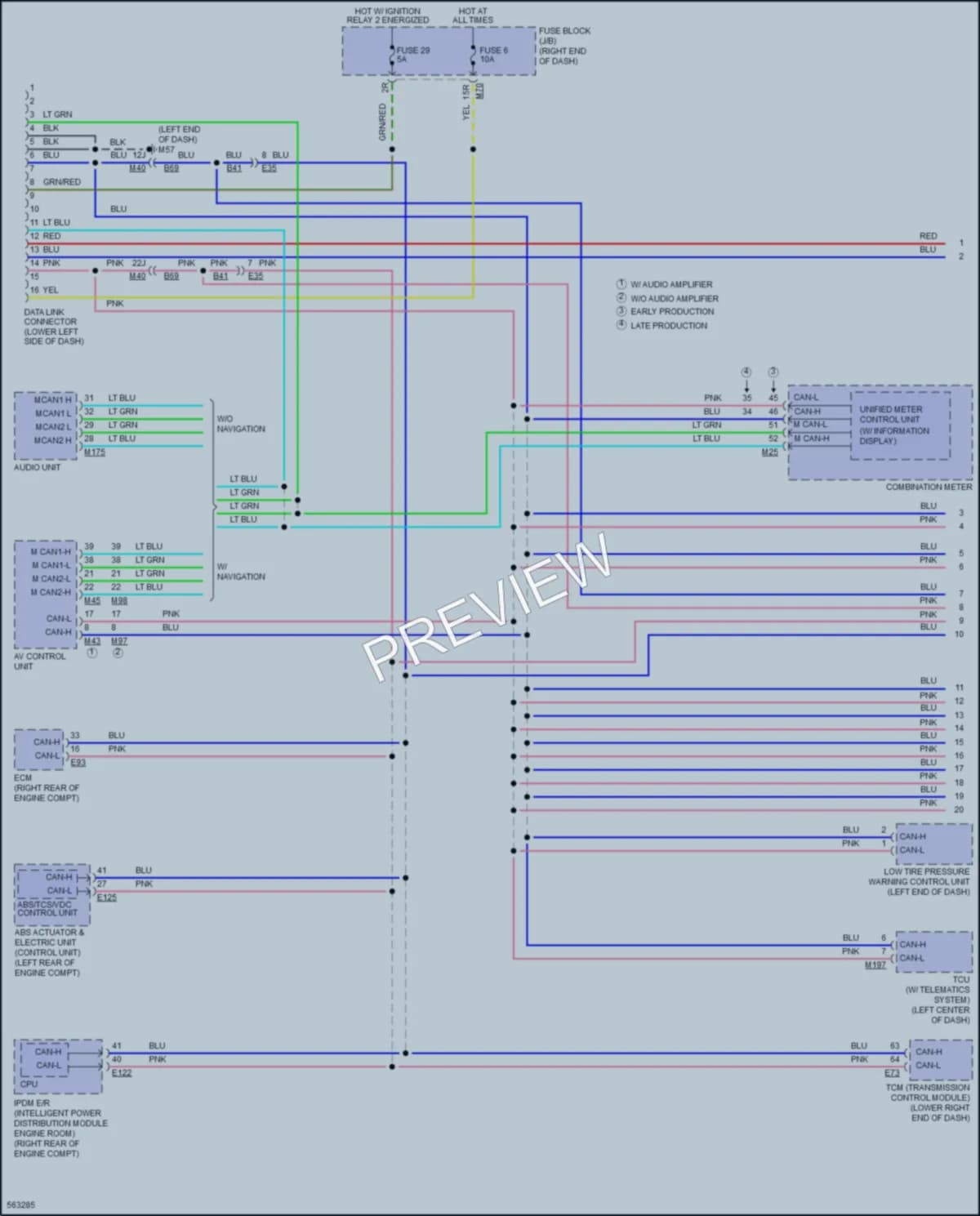 2017 Nissan TitanXD Computer Data Lines wiring diagram preview