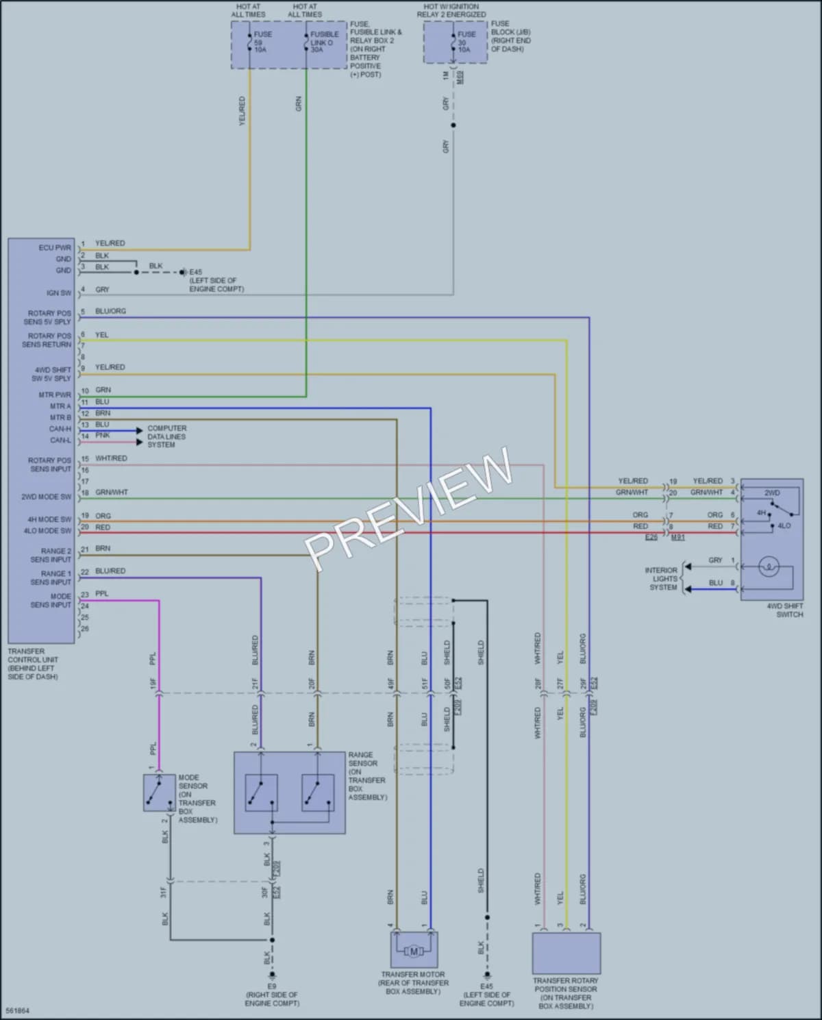 2017 Nissan TitanXD Transmission wiring diagram preview