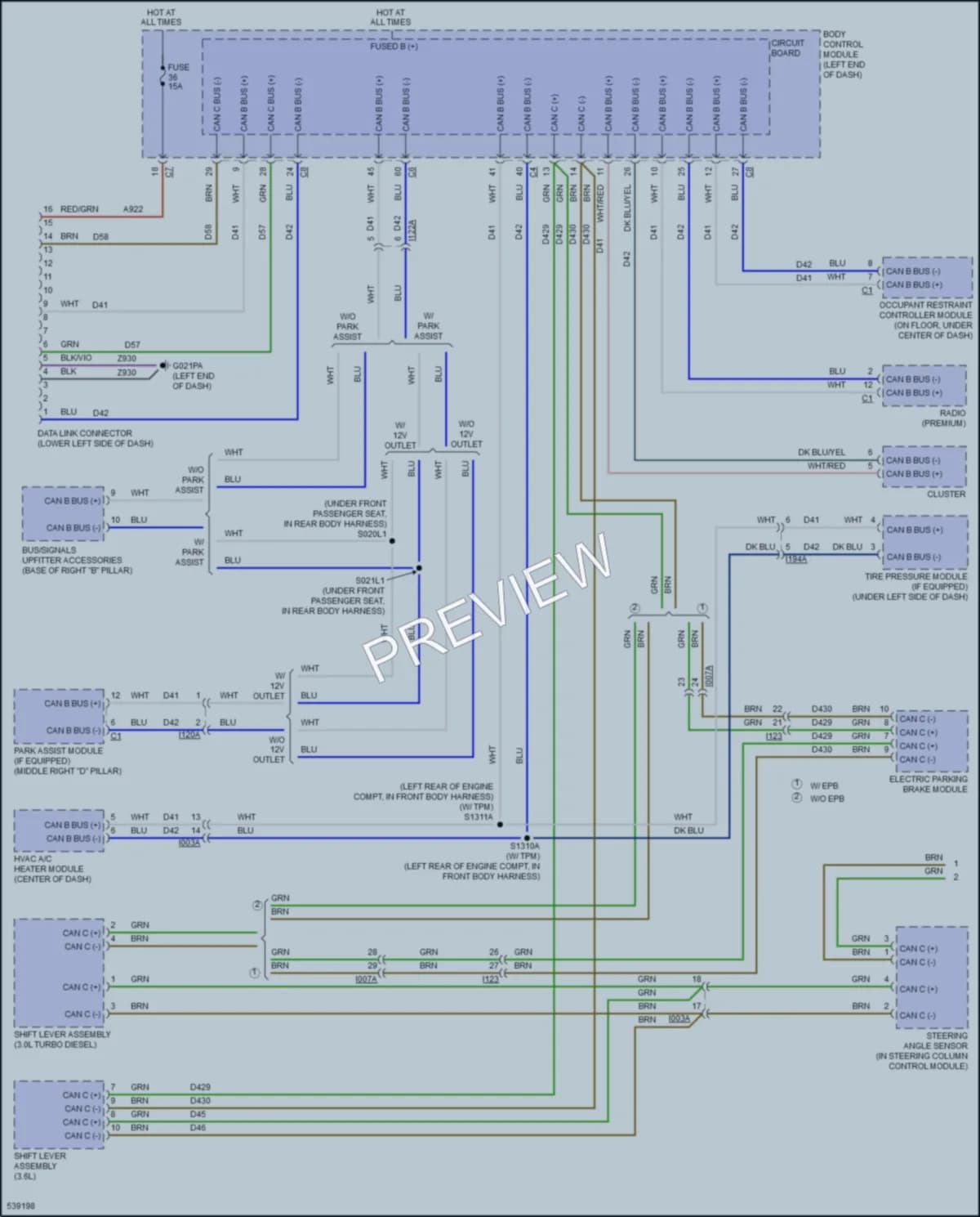 2017 Ram 1500ProMaster Computer Data Lines wiring diagram preview