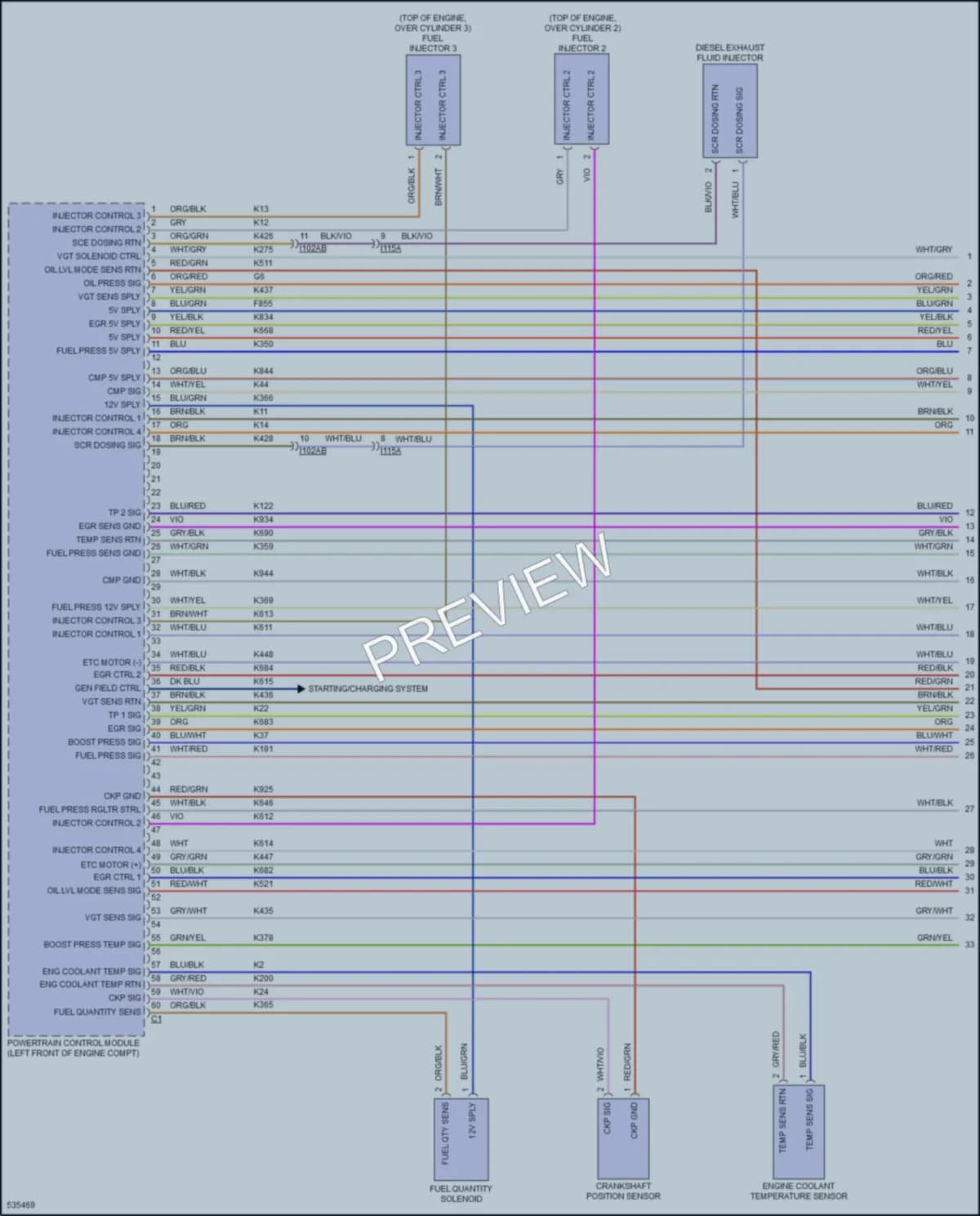2017 Ram 1500ProMaster Engine Performance wiring diagram preview
