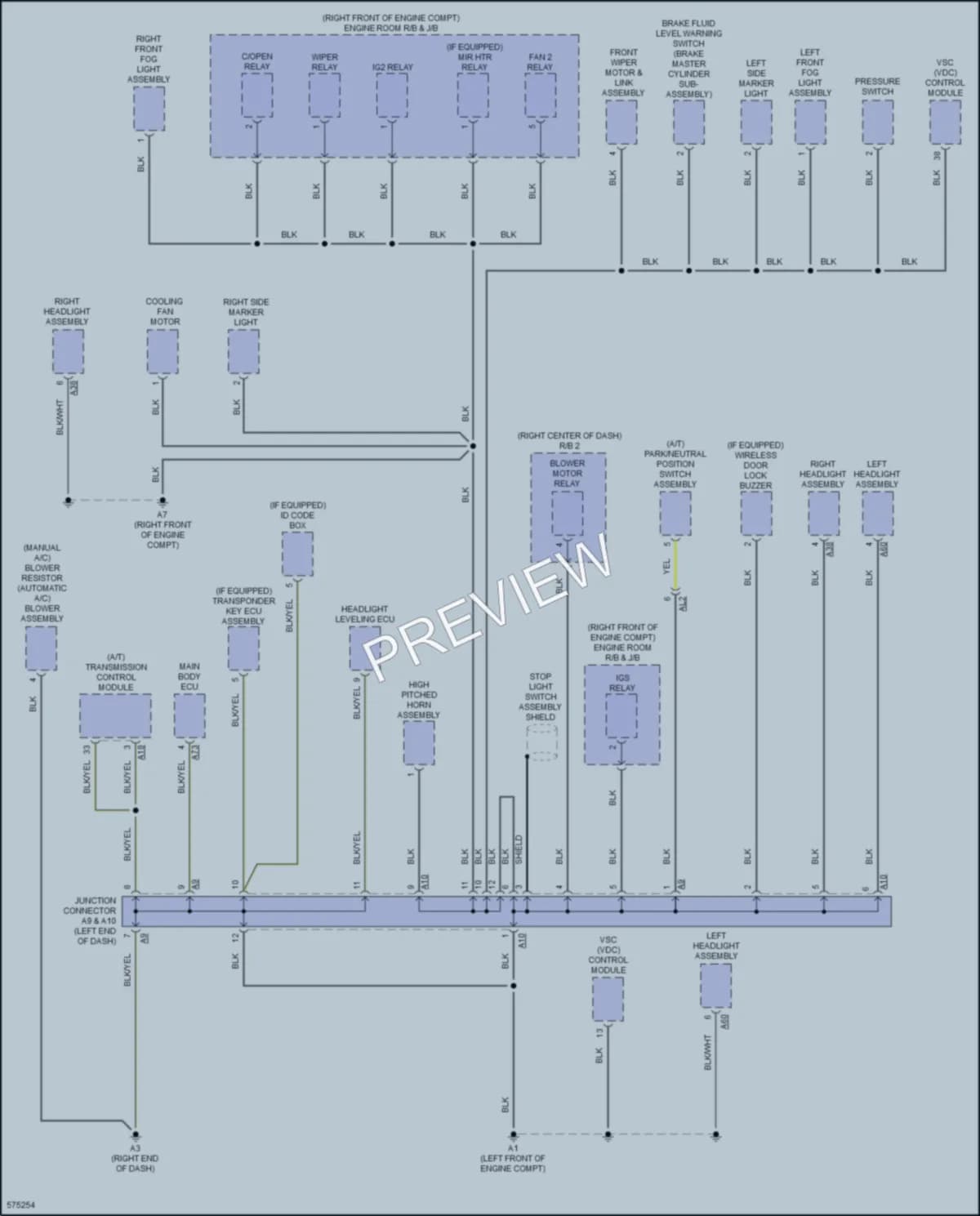 2017 Subaru BRZ Ground Distribution wiring diagram preview