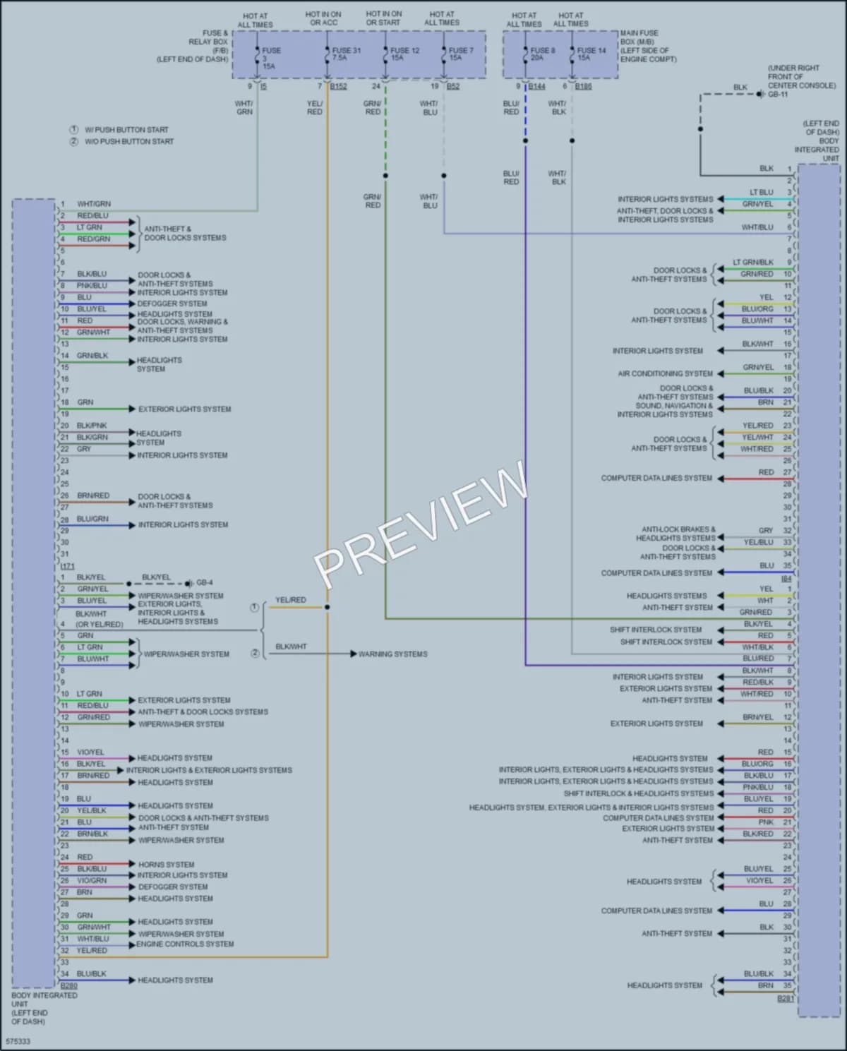 2017 Subaru Crosstrek Body Control Modules wiring diagram preview