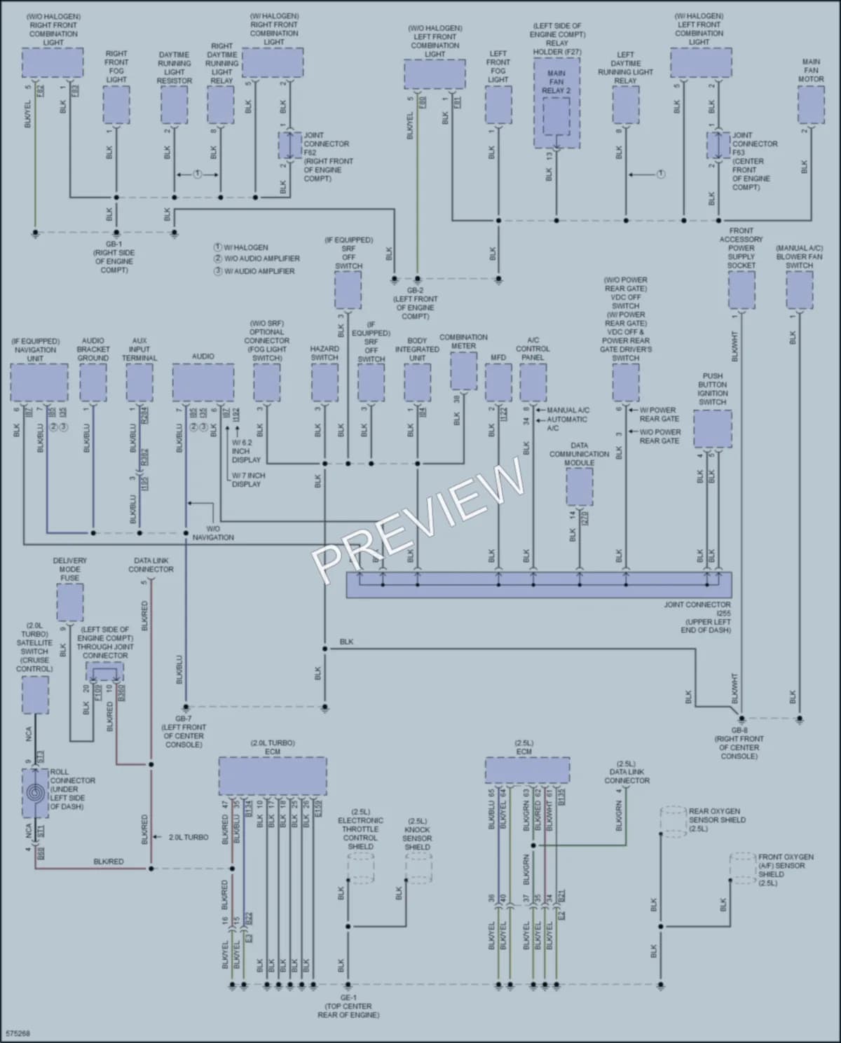 2017 Subaru Forester Ground Distribution wiring diagram preview