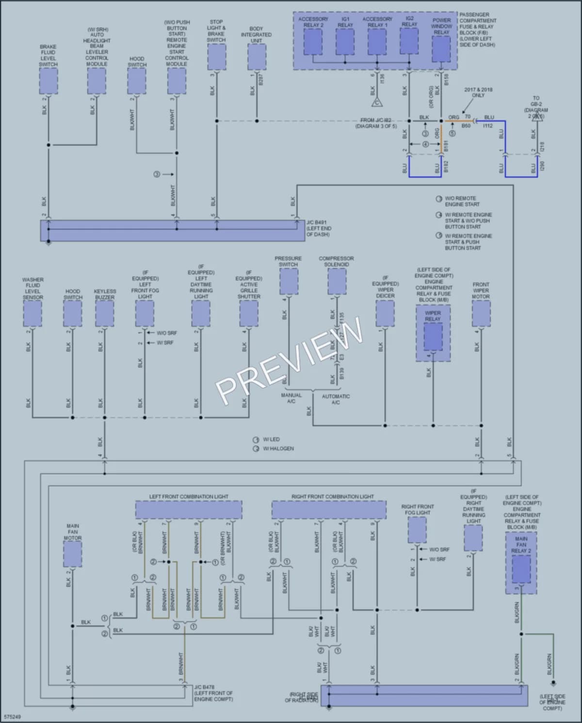 2017 Subaru Impreza Ground Distribution wiring diagram preview