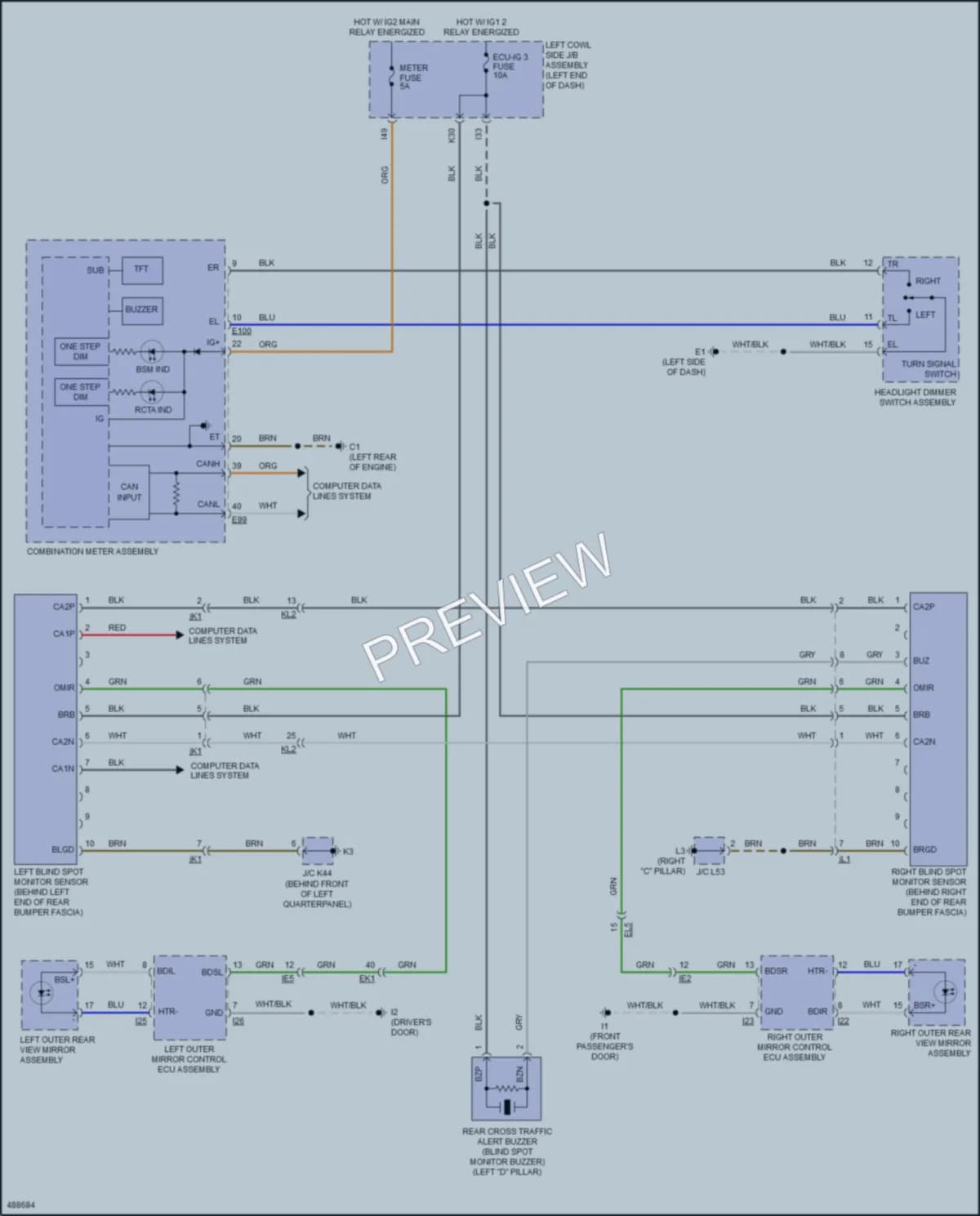 2017 Toyota LandCruiser Navigation wiring diagram preview