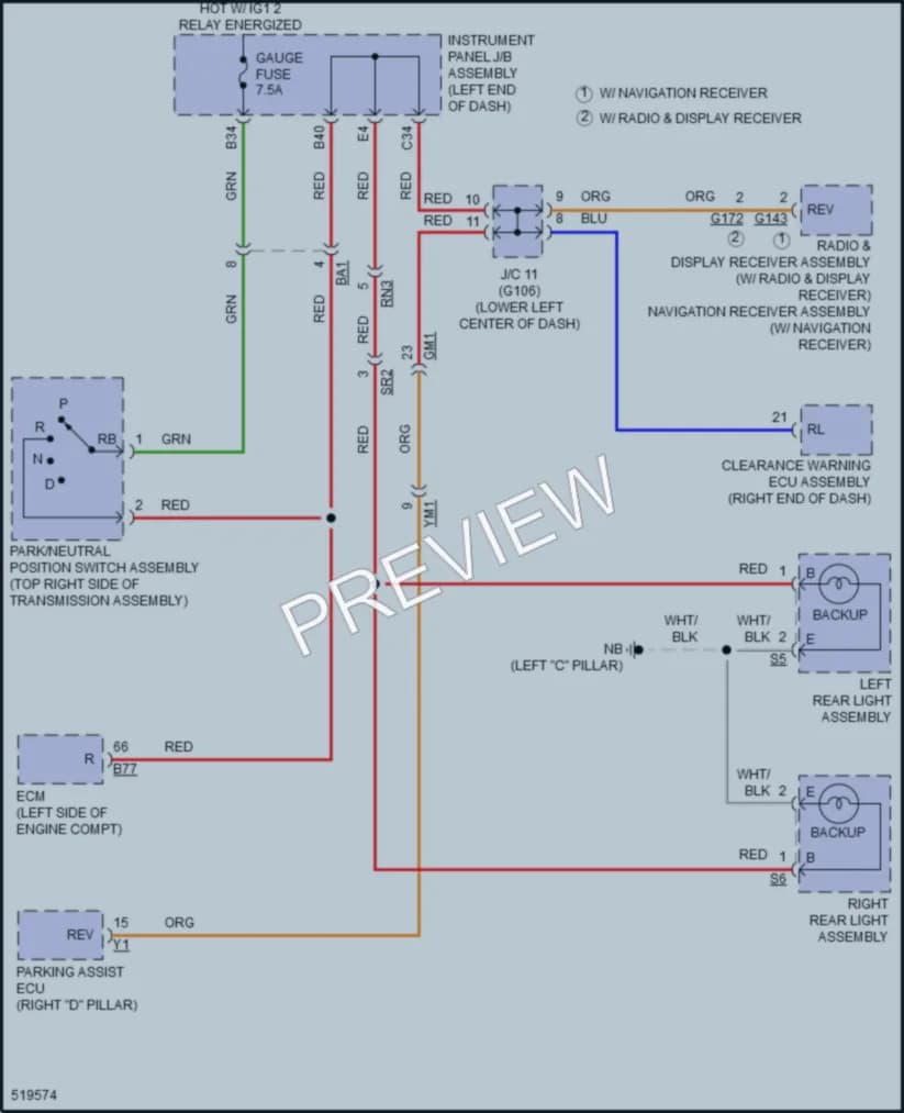 2017 Toyota RAV4 Exterior Lights wiring diagram preview