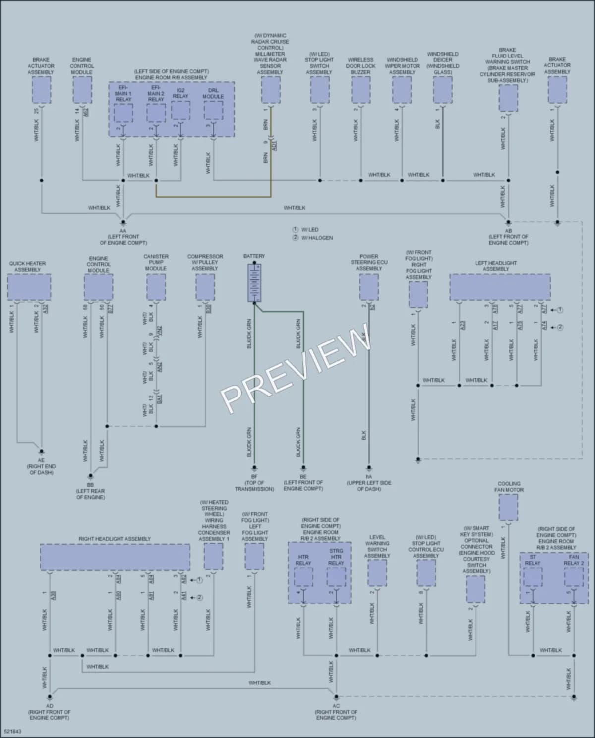 2017 Toyota RAV4Hybrid Ground Distribution wiring diagram preview