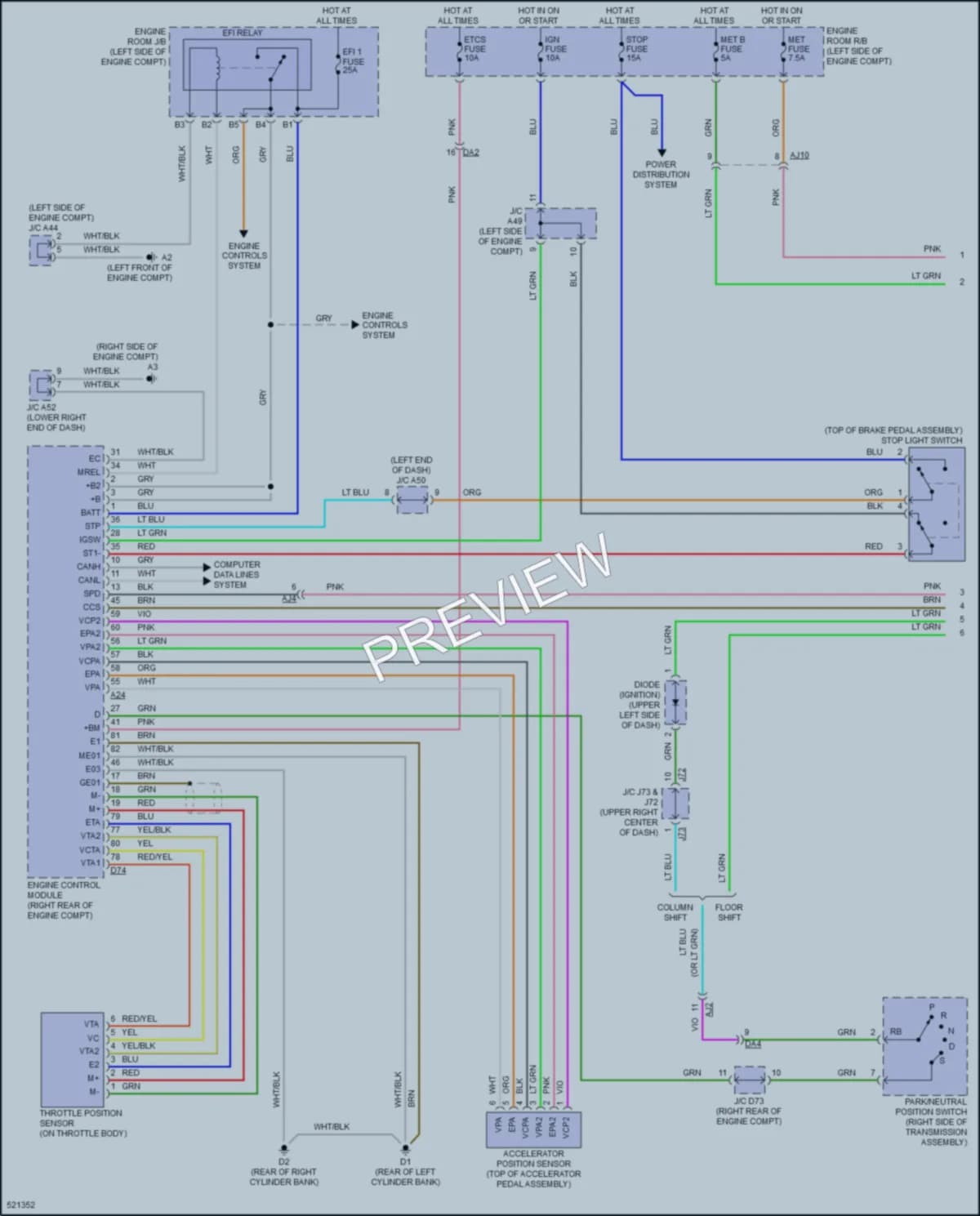 2017 Toyota Tundra Cruise Control wiring diagram preview