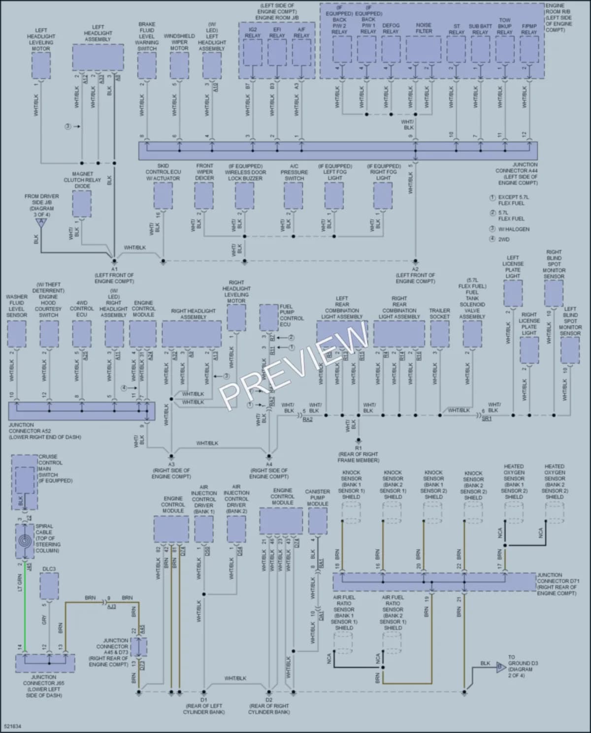 2017 Toyota Tundra Ground Distribution wiring diagram preview