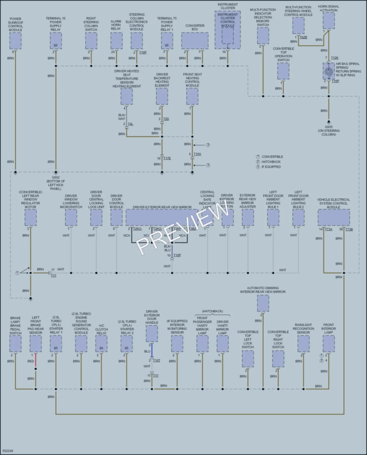 2017 Volkswagen Beetle Ground Distribution wiring diagram preview