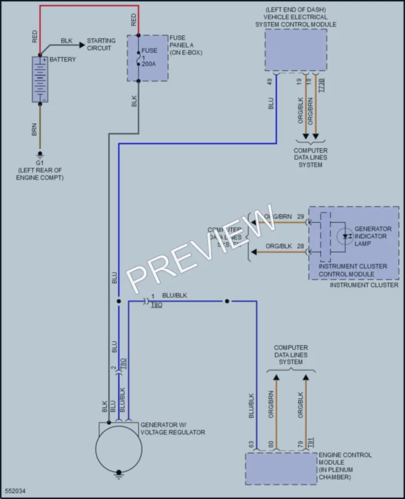 2017 Volkswagen Beetle Starting Charging wiring diagram preview