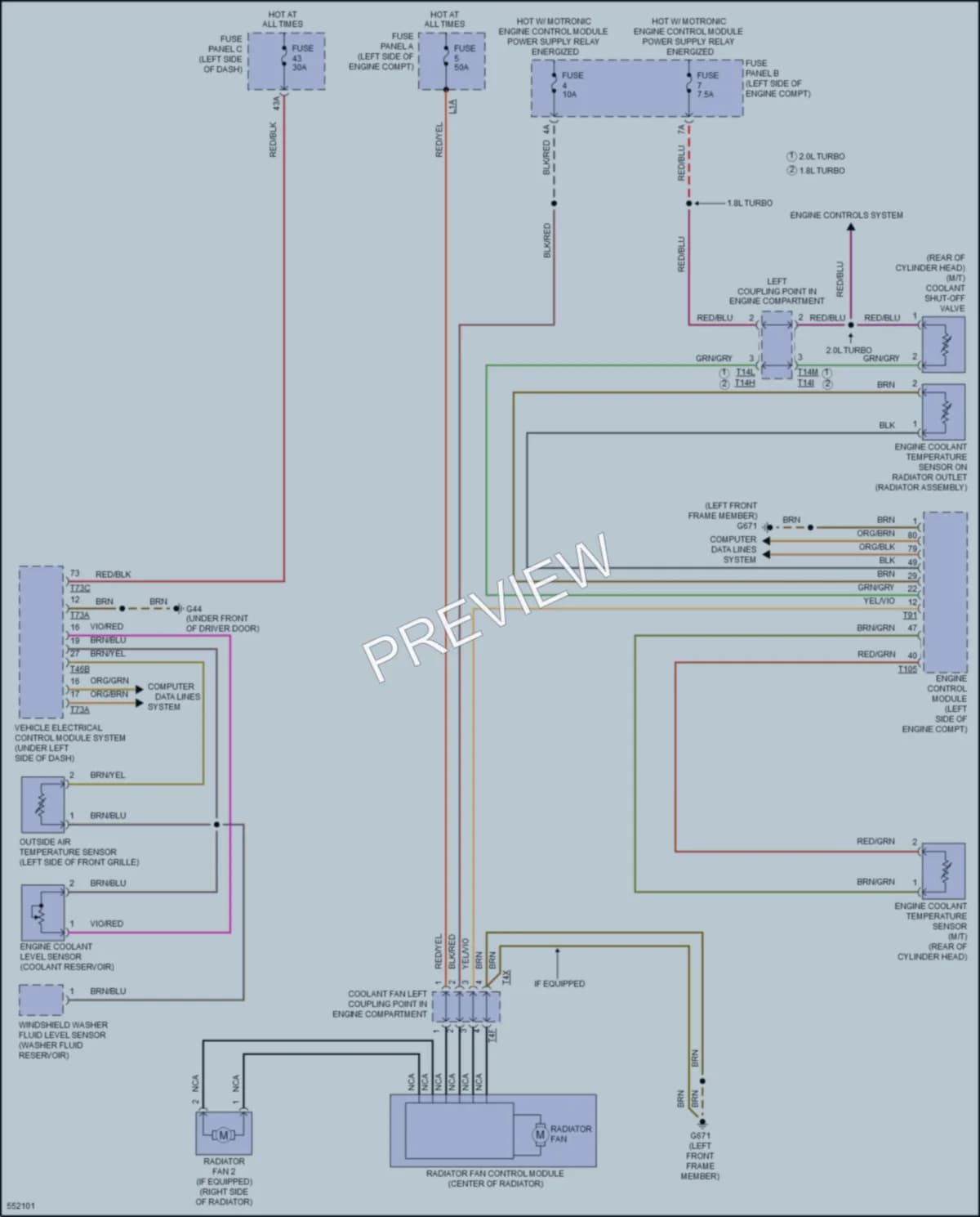 2017 Volkswagen GolfGTI Cooling Fan wiring diagram preview