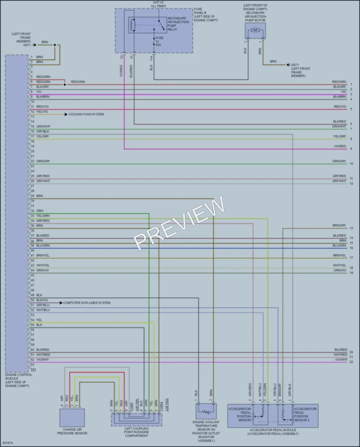 2017 Volkswagen GolfGTI Engine Performance wiring diagram preview