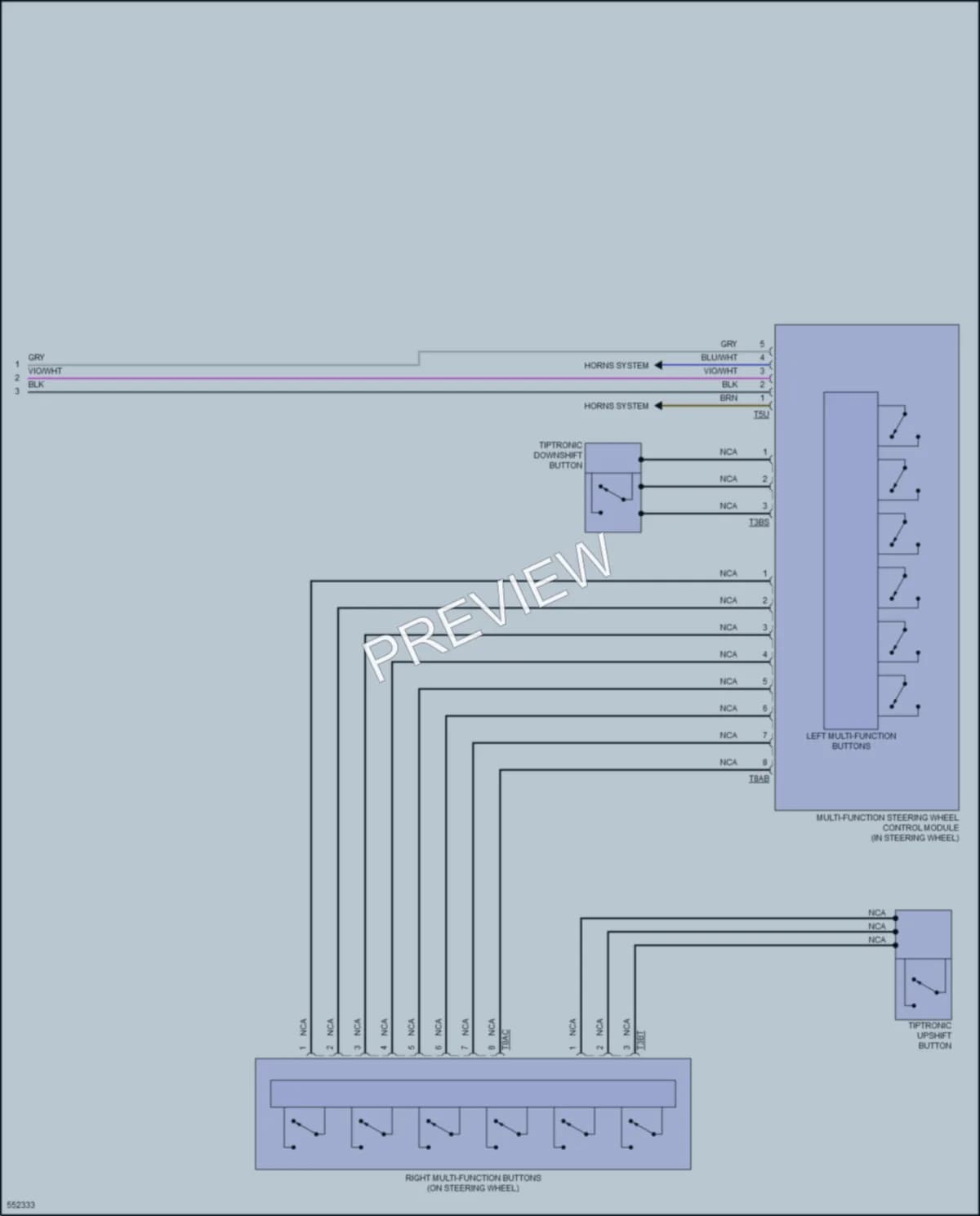 2017 Volkswagen Passat Body Control Modules wiring diagram preview