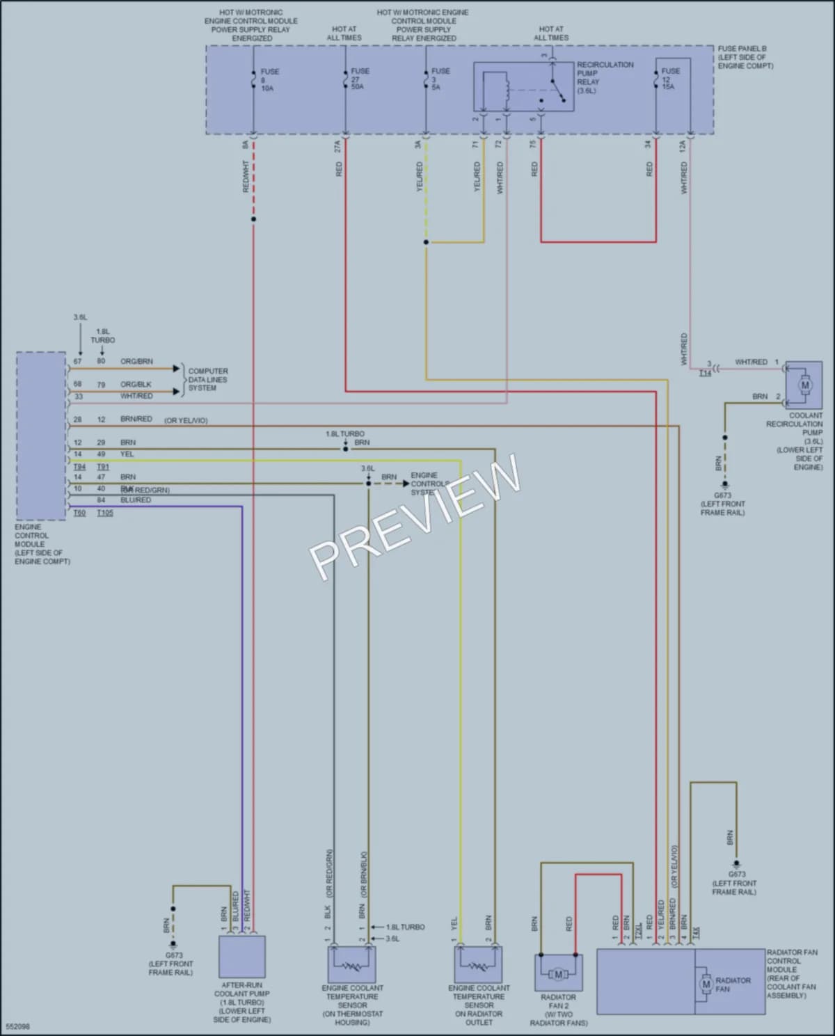 2017 Volkswagen Passat Cooling Fan wiring diagram preview