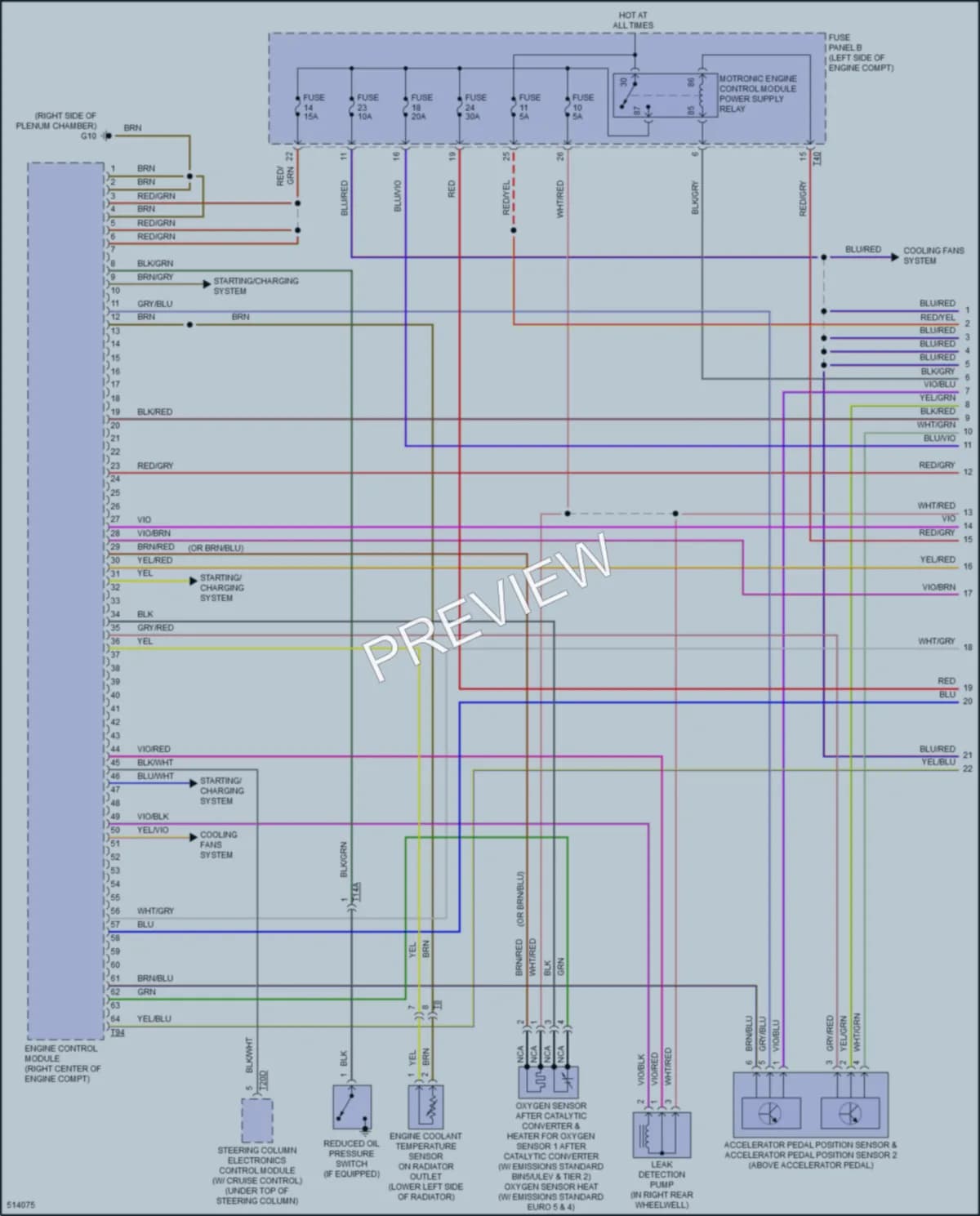 2017 Volkswagen Tiguan Engine Performance wiring diagram preview