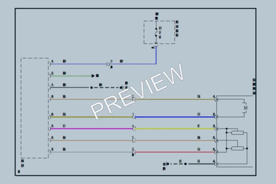 2017 Volvo S90 Power Top Sunroof wiring diagram preview