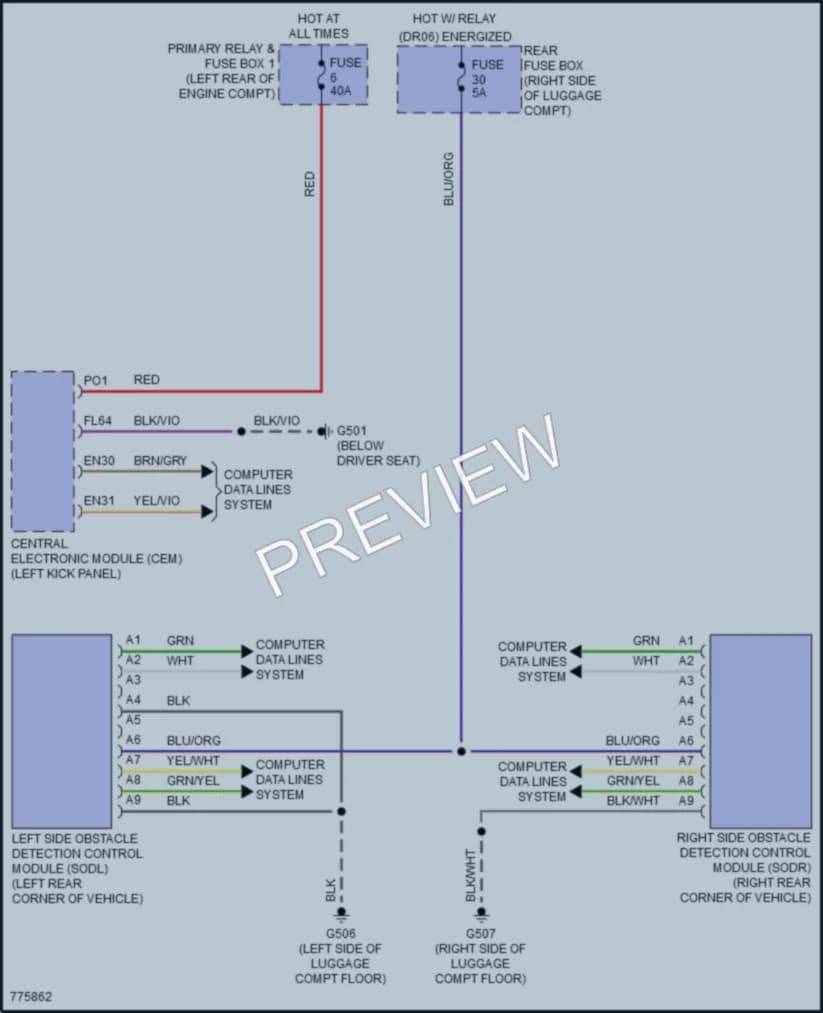 2017 Volvo XC90PlugIn Navigation wiring diagram preview