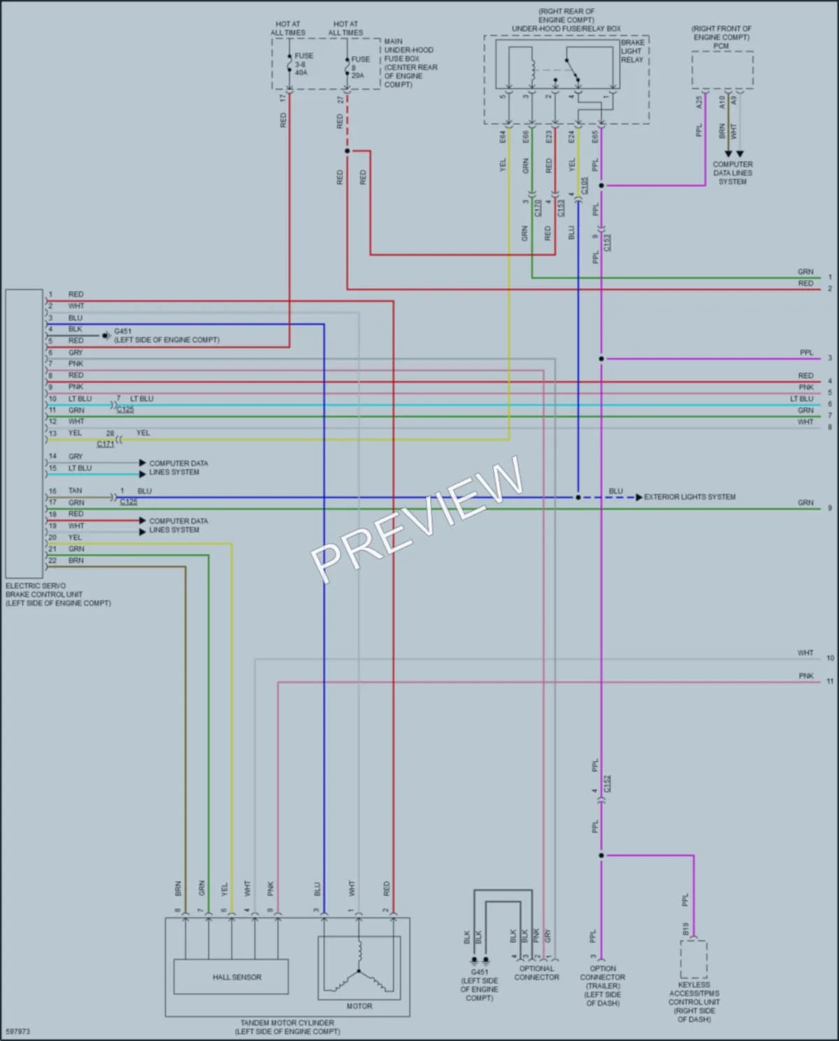 2018 Acura MDXSportHybrid Anti Lock Brakes wiring diagram preview