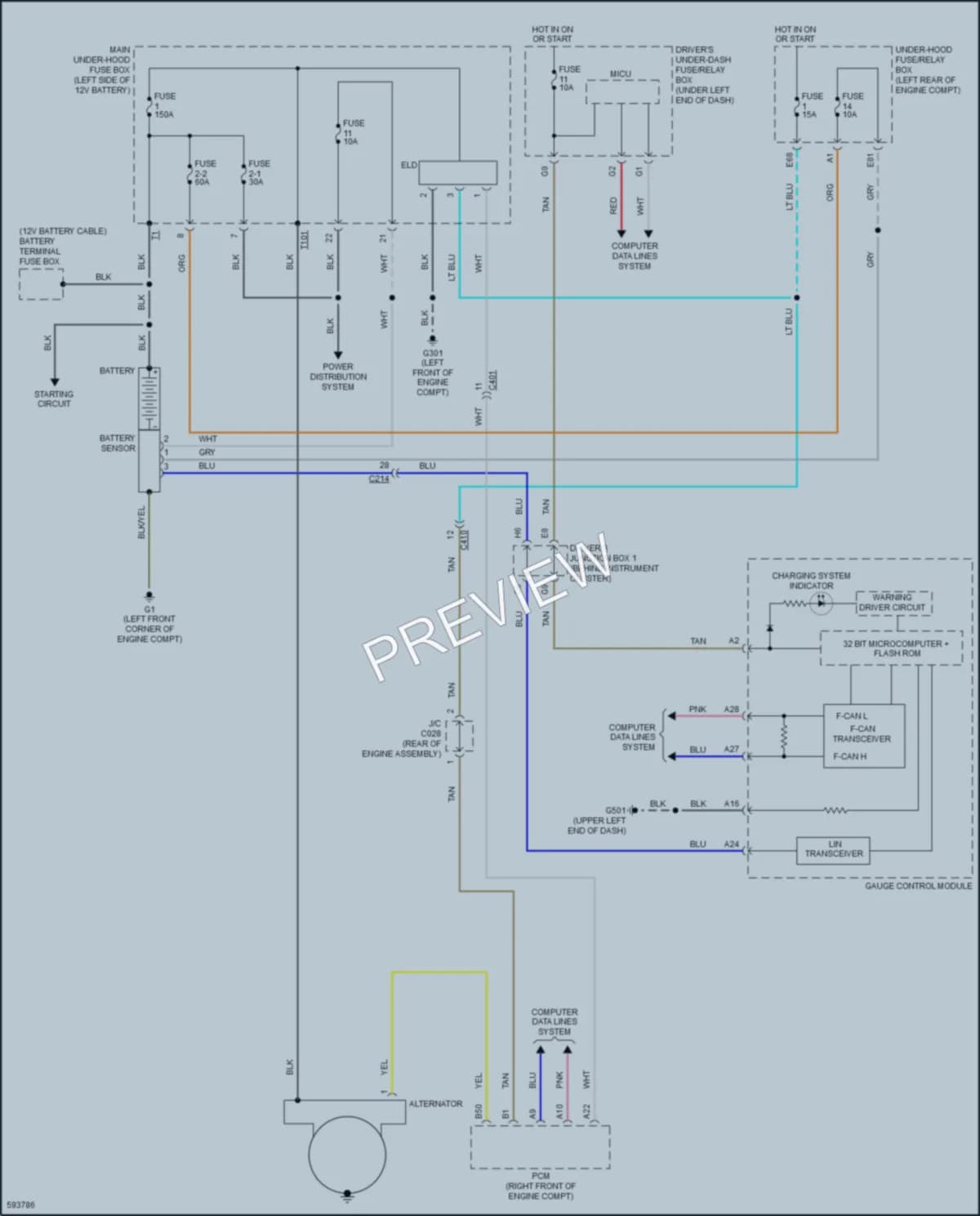 2018 Acura RLX Starting Charging wiring diagram preview