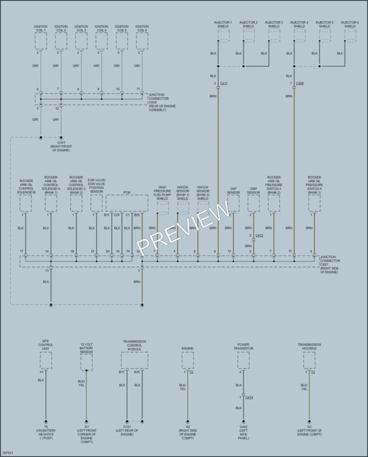 2018 Acura RLXSportHybrid Ground Distribution wiring diagram preview