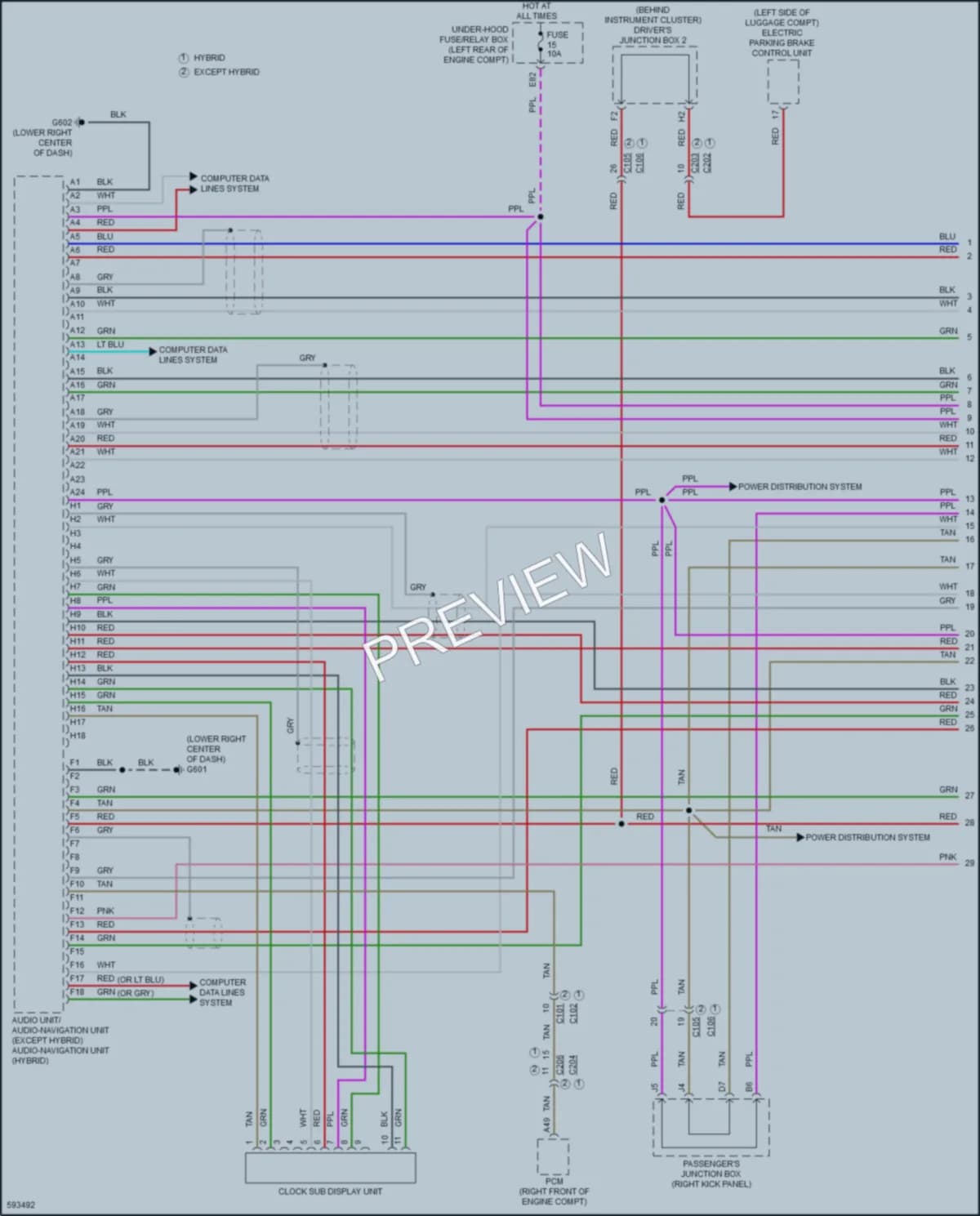2018 Acura RLXSportHybrid Radio wiring diagram preview