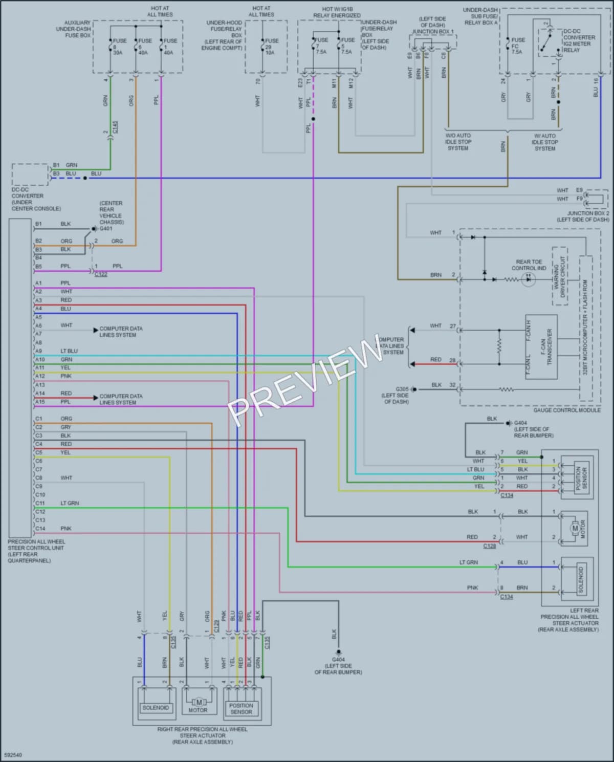 2018 Acura TLX Electronic Power Steering wiring diagram preview