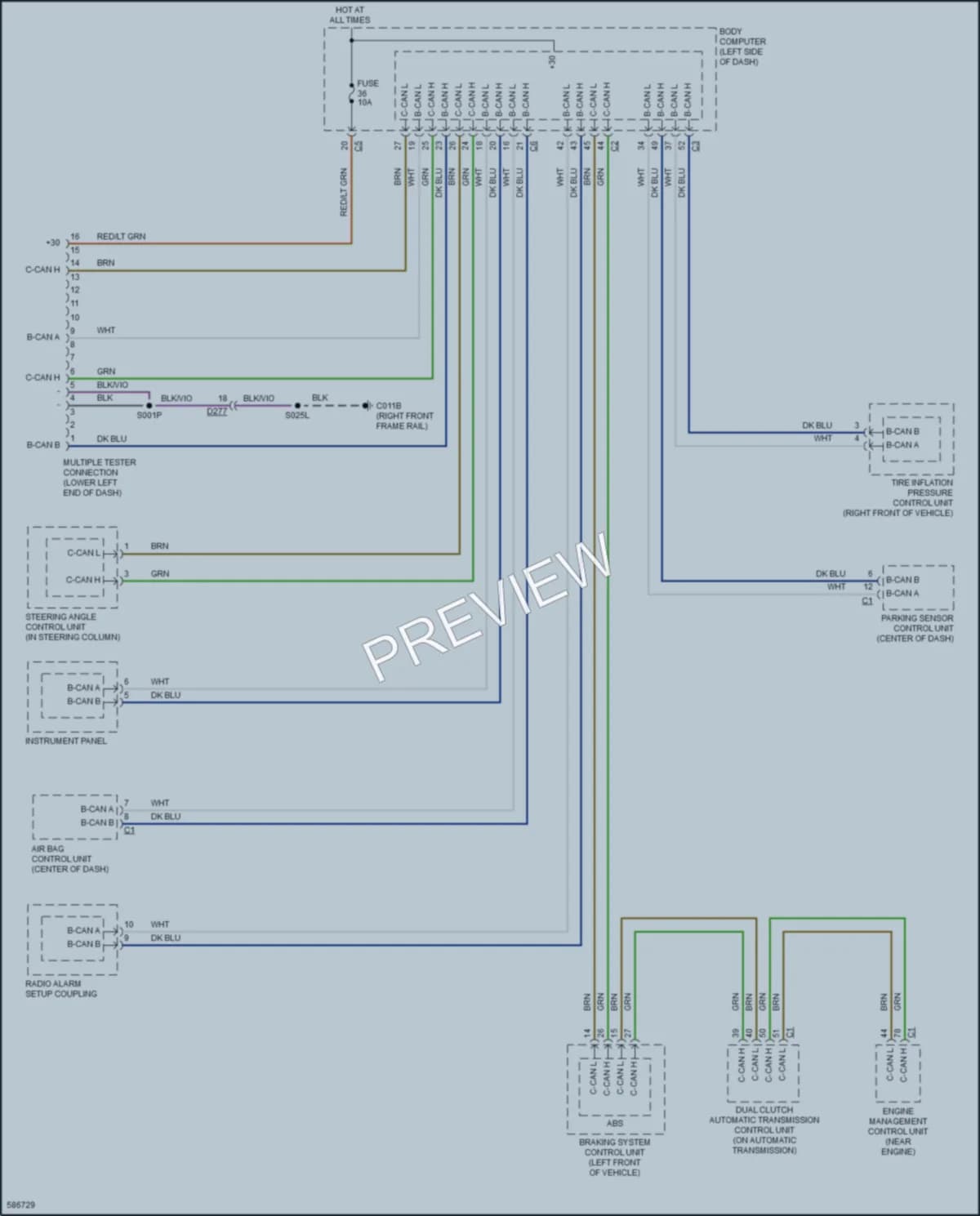 2018 AlfaRomeo 4C Computer Data Lines wiring diagram preview