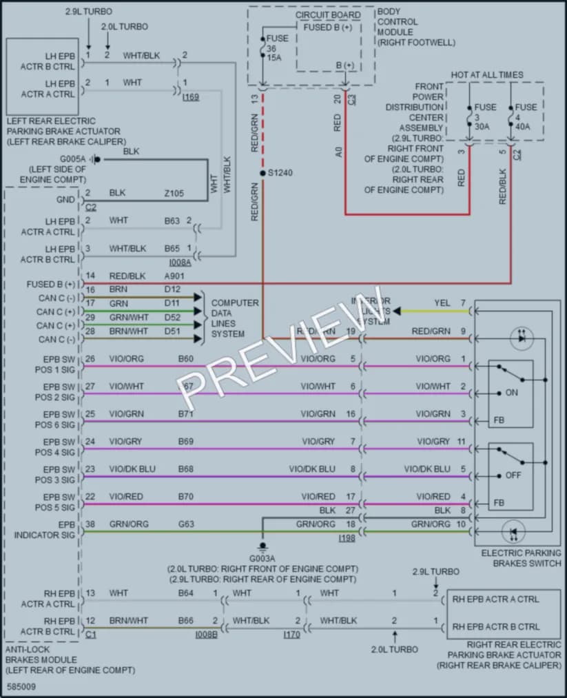 2018 AlfaRomeo Giulia Shift Interlock wiring diagram preview
