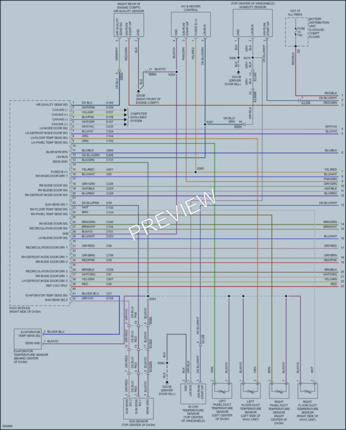 2018 AlfaRomeo Stelvio Air Conditioning wiring diagram preview