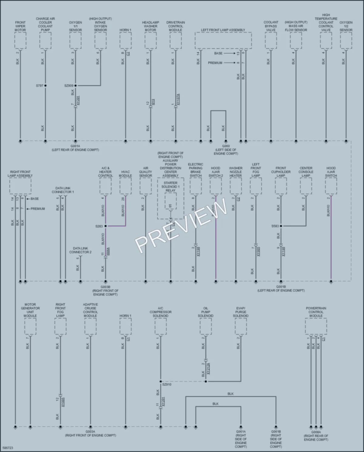 2018 AlfaRomeo Stelvio Ground Distribution wiring diagram preview