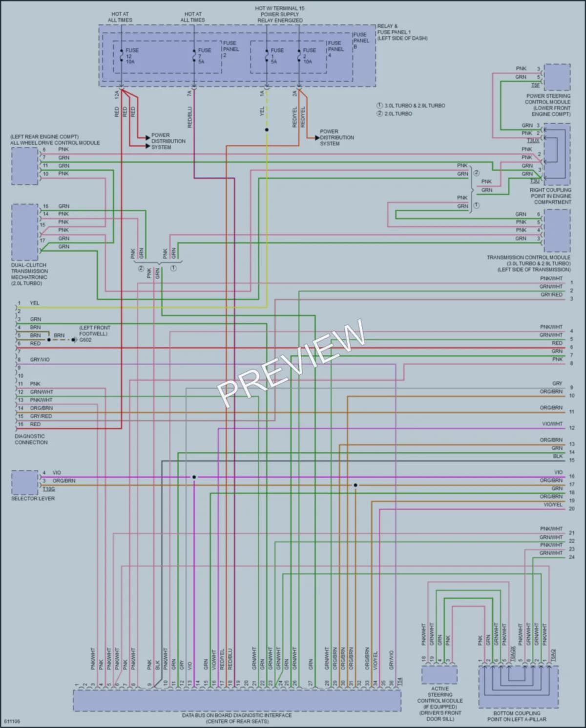 2018 Audi A5 Computer Data Lines wiring diagram preview