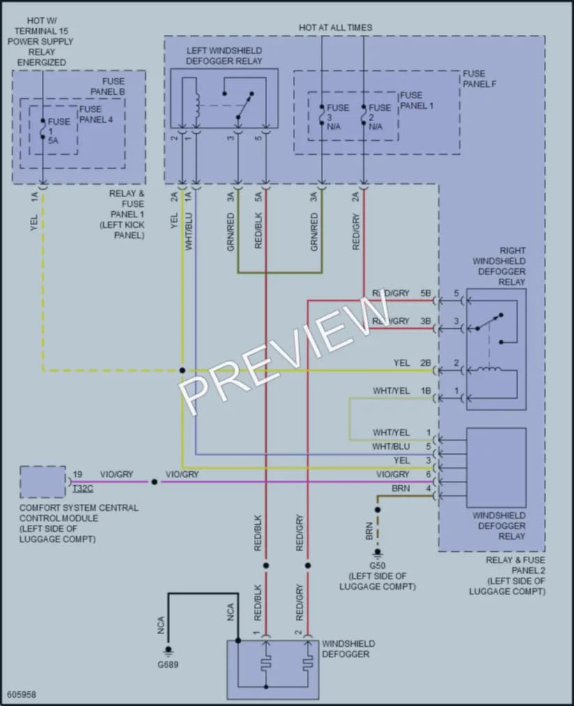 2018 Audi A5 Defoggers wiring diagram preview