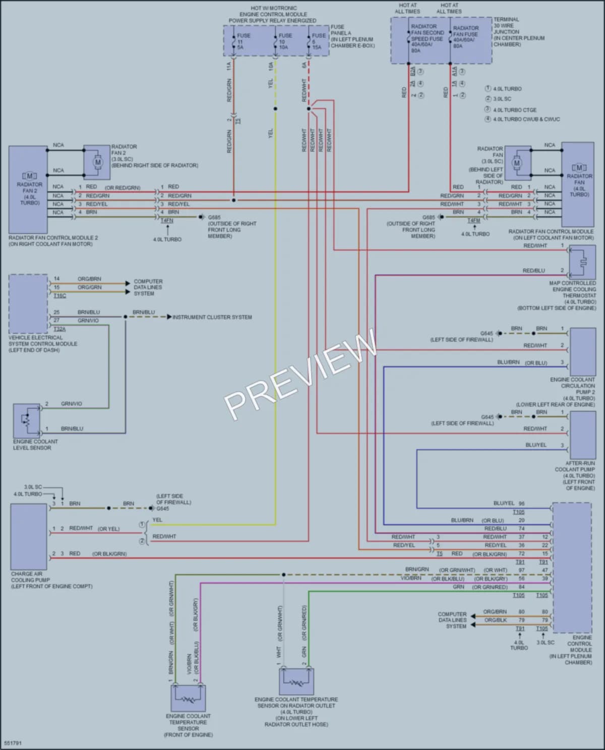 2018 Audi A7 Cooling Fan wiring diagram preview
