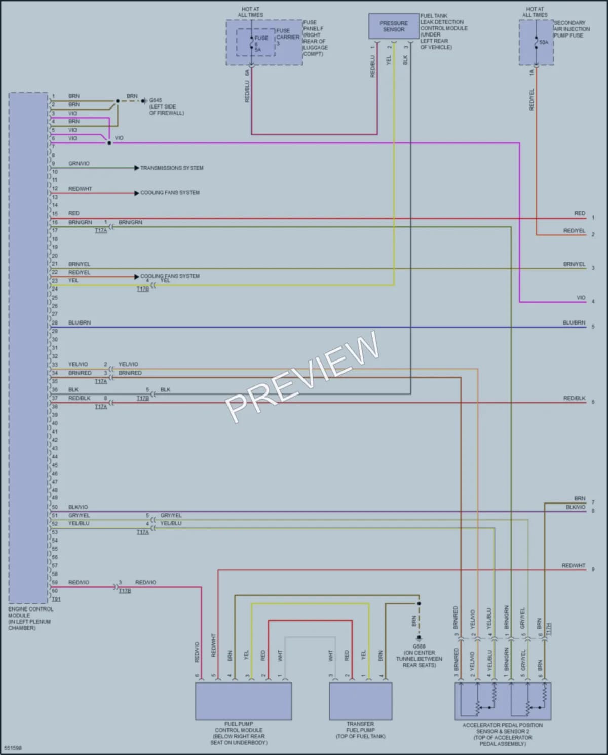 2018 Audi A7 Engine Performance wiring diagram preview